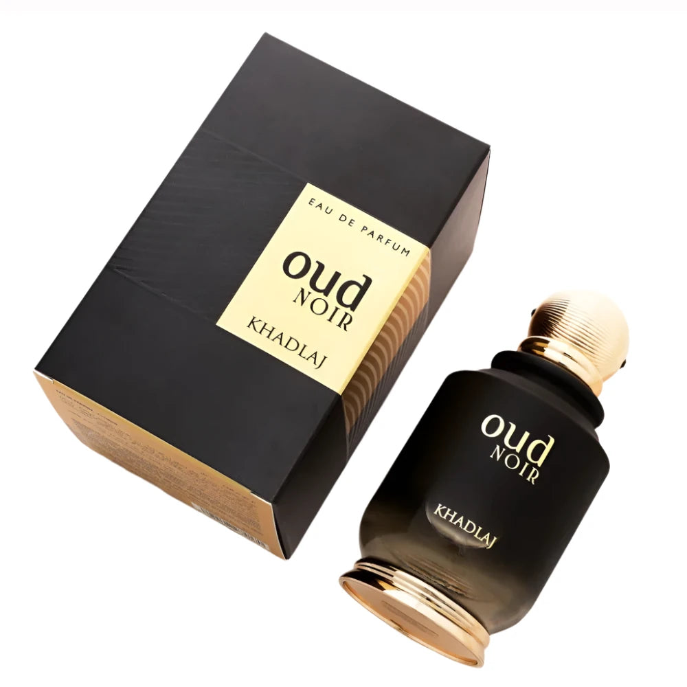 Oud Noir Eau de Parfum 100ml for Men - Luxury Arabic Perfume Oil, Long Lasting Fragrance for Date Night & Special Occasions