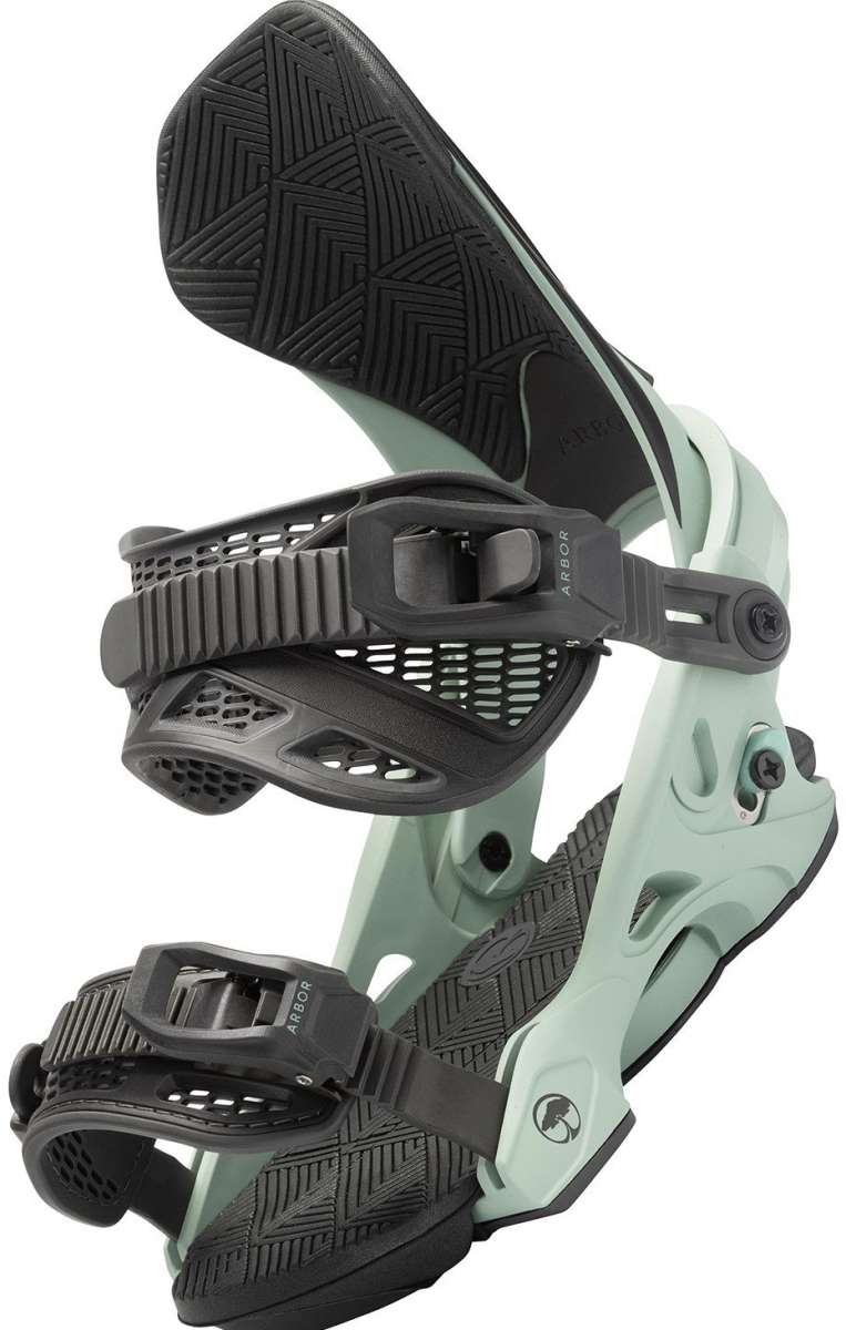 Arbor Women's Sequoia Snowboard Bindings 2023 - Premium Adjustable Bindings for All-Mountain Riding | Perfect for Freestyle & Powder Snowboarding