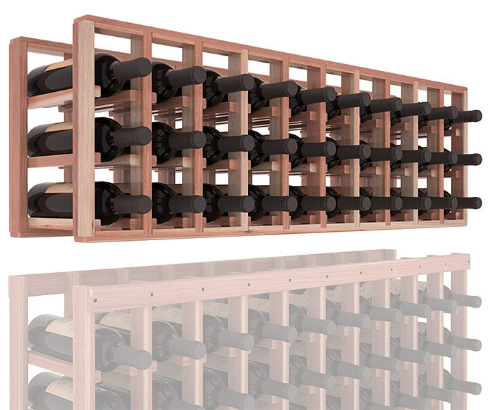 InstaCellar 10 Column Standard Extender Rack - Expandable Wine Rack Organizer for Kitchen, Pantry & Cellar Storage - Perfect for Wine Bottles, Spice Jars & Canned Goods