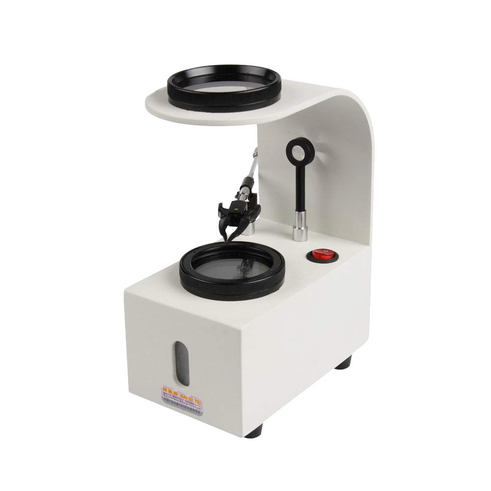 Gemstone Identification Kit - Jewelry Polariscope & Desktop Magnifier with Gem Clip for Gemologists, Jewelers & Hobbyists | Perfect for Gem Testing, Jewelry Appraisal & Educational Use