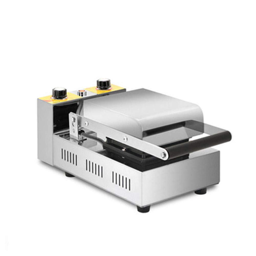 Commercial Donut Ice Cream Burger Warmer & Sandwich Press Machine - 220V Electric Panini Grill for Hot Snacks, Desserts, Krapfen & Gelato - Perfect for Cafés, Bakeries & Food Trucks