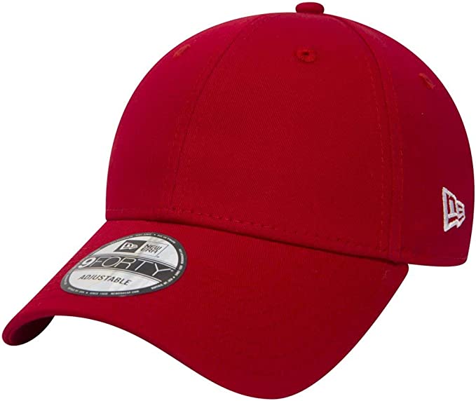 New Era 940 Adjustable Baseball Cap - Scarlet Red, One Size Fits All for Men & Women | Perfect for Baseball Games, Outdoor Sports & Casual Wear
