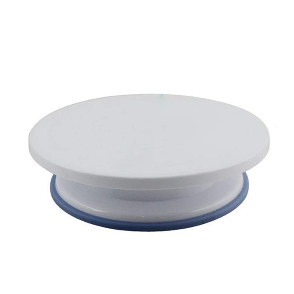 Homtoozhii 12-Inch Cake Turntable - Smooth Rotating Cake Stand for Decorating, Displaying Cakes, Cupcakes & Cookies - Essential Baking Tool for Home Bakers & Professionals (Perfect for Birthday, Wedding & Party Desserts)