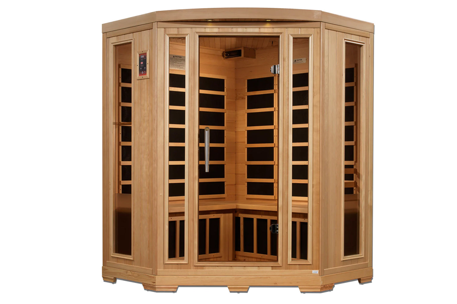 Pro 6 Rebecca 3-Person Corner Far Infrared Sauna with Near Zero EMF (2025 Model) - Perfect for Home Relaxation & Detox Therapy