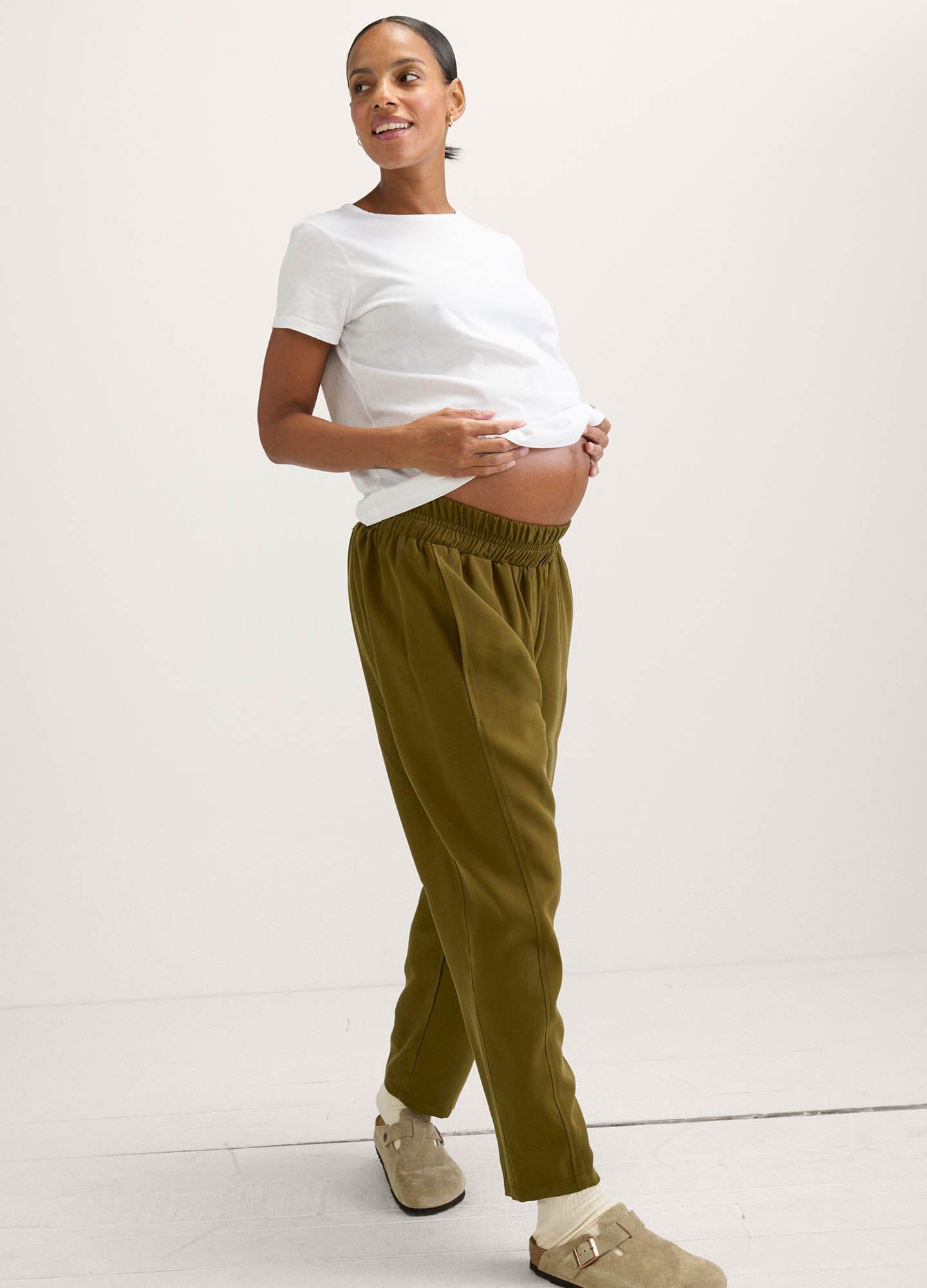 The Asher Maternity Pant - Comfortable Stretch Pregnancy Pants for Women - Perfect for Work, Travel & Everyday Wear