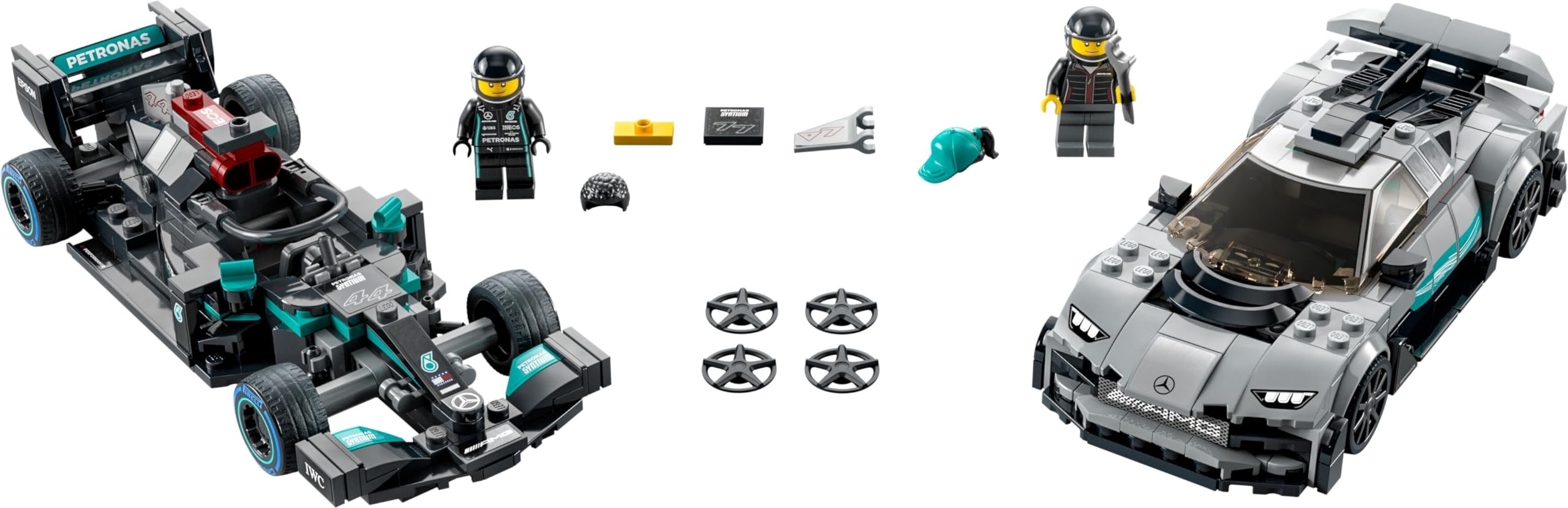 LEGO Speed Champions 76924 Mercedes-AMG G 63 & SL 63 Building Kit + 76909 F1 W12 E Performance & Project One - Collector's Car Model Sets for Kids & Adults - Perfect for Display, Racing Play & Gift Giving