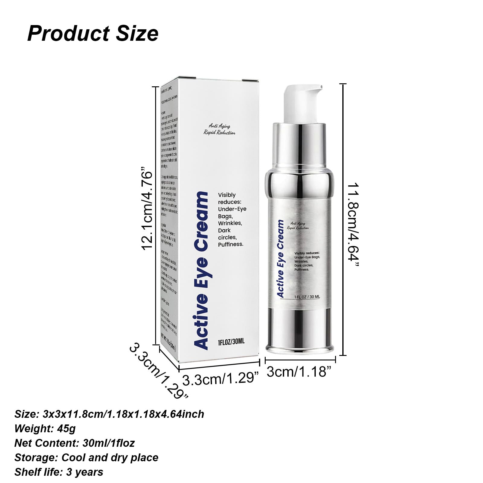 Seagrill Anti-Wrinkle Essence & Serum - 2 Minute Wrinkle Reduction, Dark Circle & Puffiness Eye Cream for Women - Perfect for Daily Skincare & Nighttime Routine