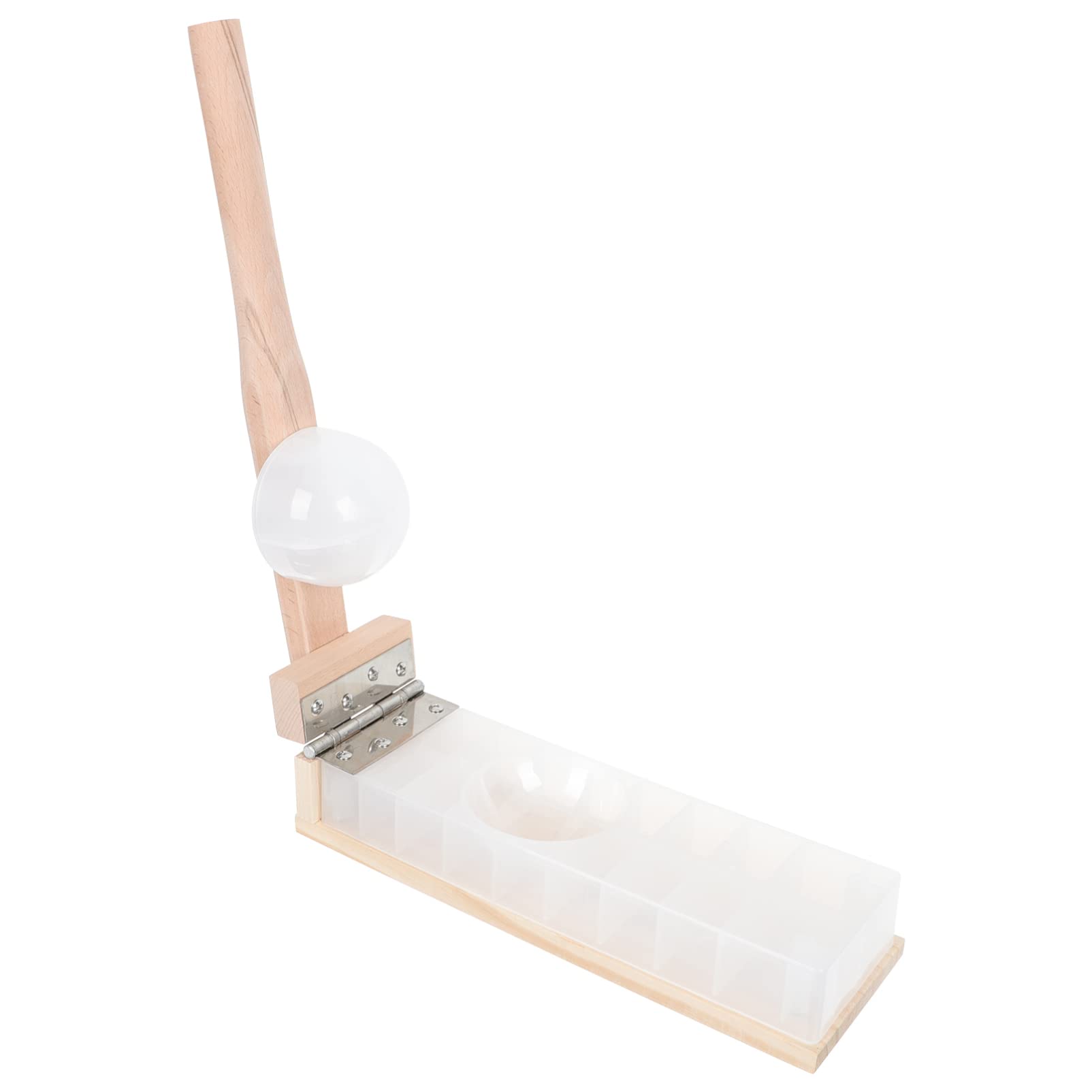 GANAZONO Tortilla Press - Plastic & Wood Dumpling Maker for Baozi, Pierogi, Ravioli & Hand Pies - Dough Press & Pastry Kitchen Tool for Homemade Mexican, Chinese & Italian Cuisine