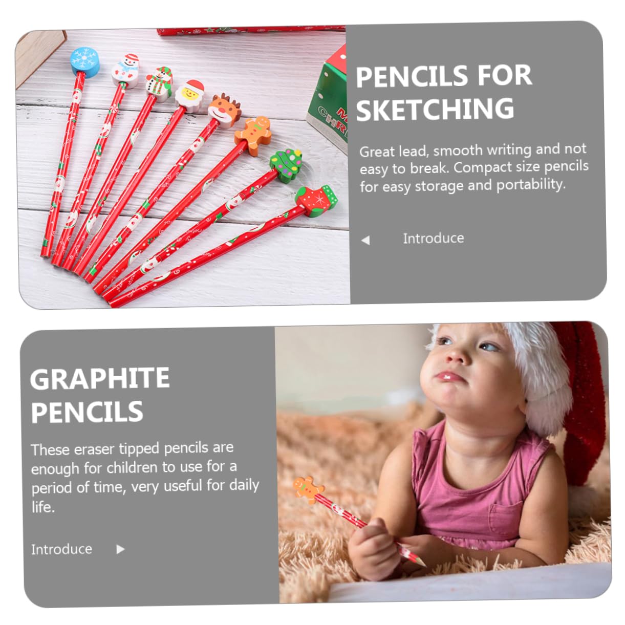 ULDIGI 24-Pack Wooden Pencils for Writing, Drawing & School Supplies - Bulk Pack of Fun HB Graphite Pencils for Kids, Students & Office Use | Perfect for Classroom, Homework & Art Projects