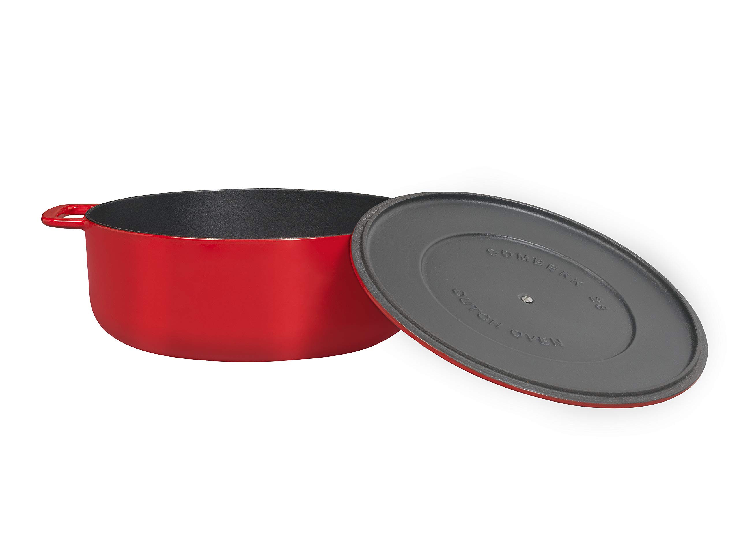 Premium Sous-Chef Dutch Oven - 6.5 Quart Enameled Cast Iron Pot with Lid - Perfect for Braising, Baking & Slow Cooking - Ideal for Soups, Stews & Bread Making in Oven or Stovetop