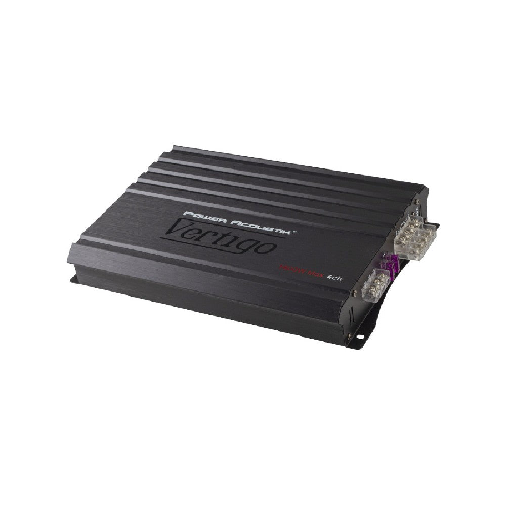 Power Acoustik VA4 1800D 1800W 4-Channel Car Amplifier - Class A/B Stereo Audio Amp for Car Audio System, Home Theater, and DJ Equipment - Perfect for Bass Boost and High-Performance Sound Systems
