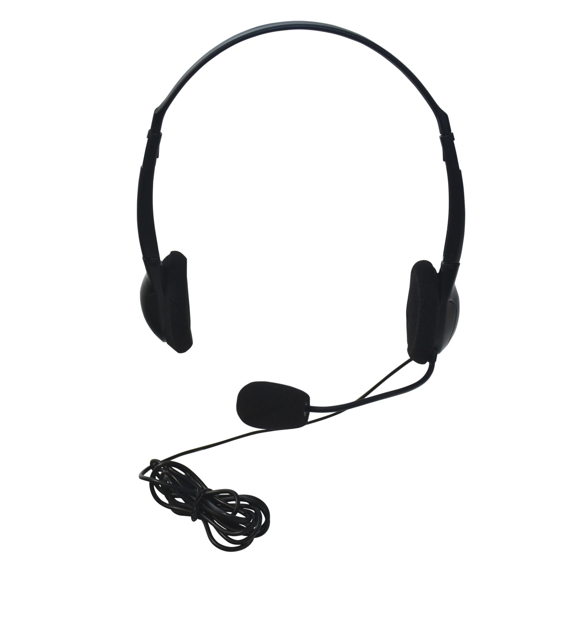 Califone 3065AVT Lightweight Stereo Headphones for Students - Adjustable Headband, Durable Recessed Wiring, 3.5mm Plug - Perfect for Classroom Learning, Online Education & Multimedia Use