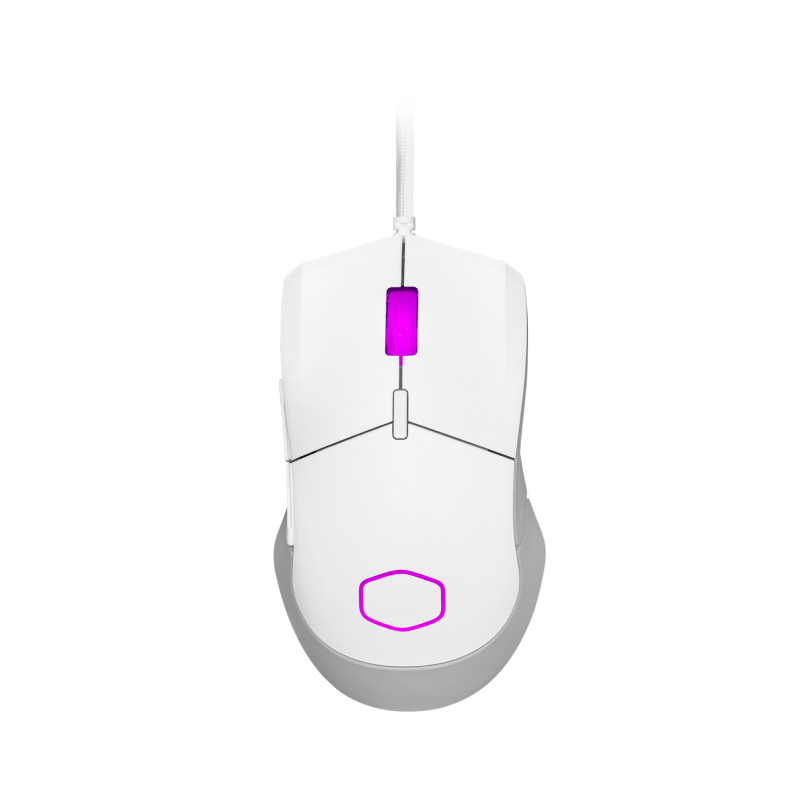 Cooler Master MM310 RGB Gaming Mouse - White, Wired Optical Gaming Mouse with RGB Lighting, 2-Year Warranty - Perfect for PC Gaming, Esports, and Office Use