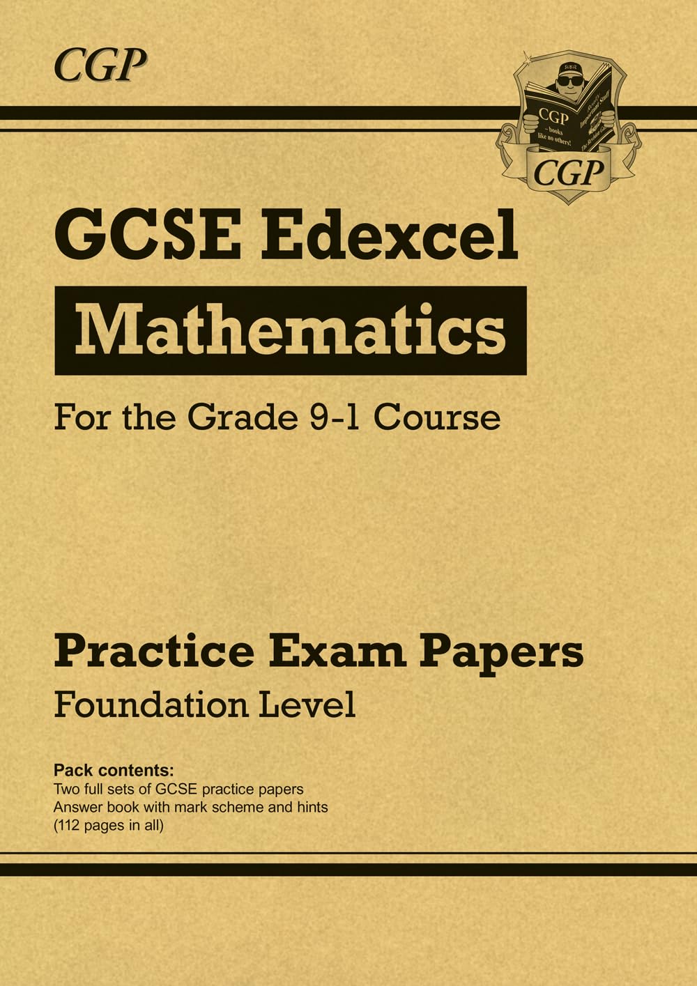 GCSE Maths Edexcel Practice Papers: Foundation Level for 2025 & 2026 Exams | CGP Edexcel GCSE Math Workbook | Perfect for Home Study & Exam Preparation