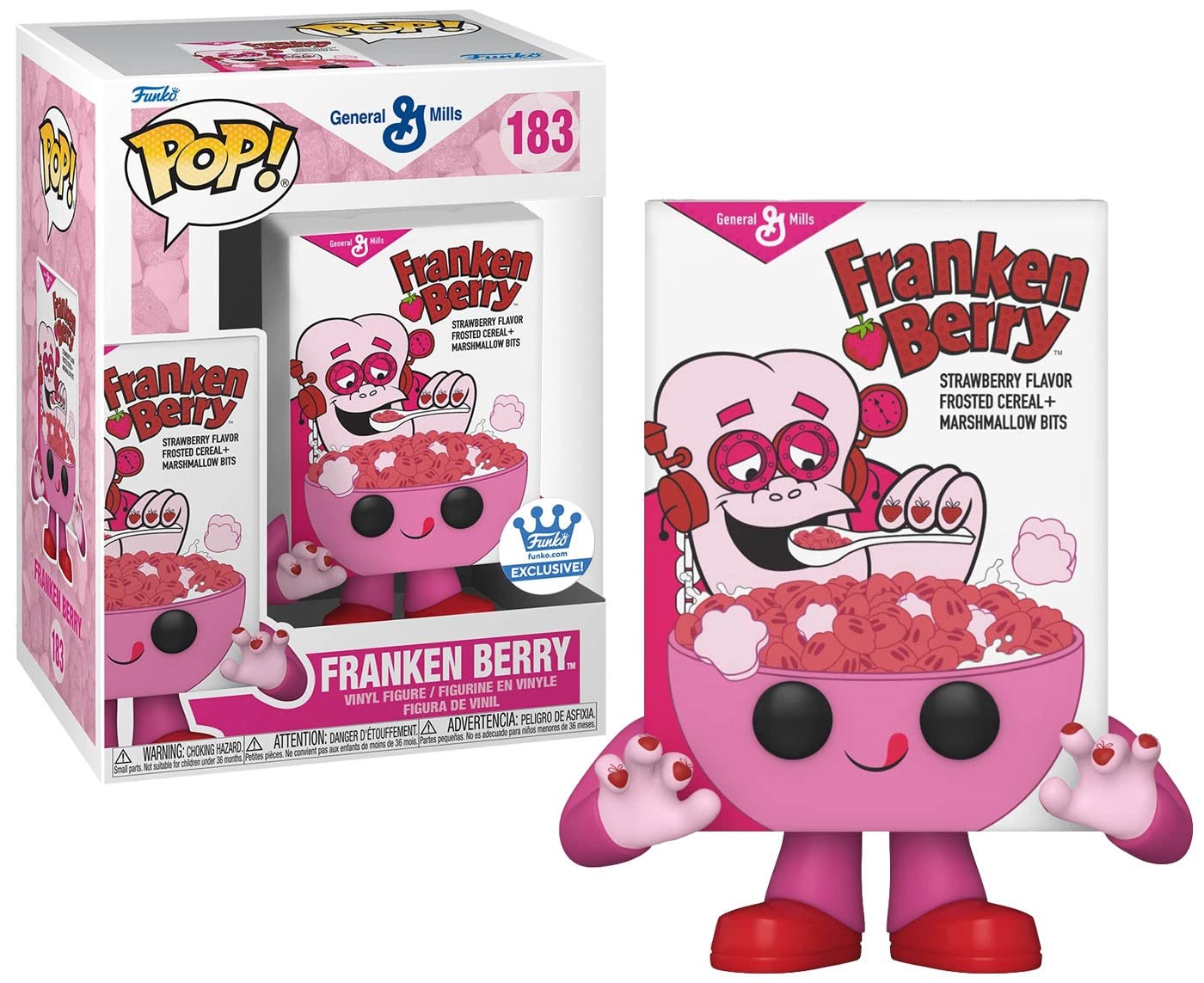 Funko Pop! Franken Berry Vinyl Figure - Limited Edition Collectible Toy for Horror & Cereal Fans - Perfect for Display, Gifts, and Pop Culture Collections