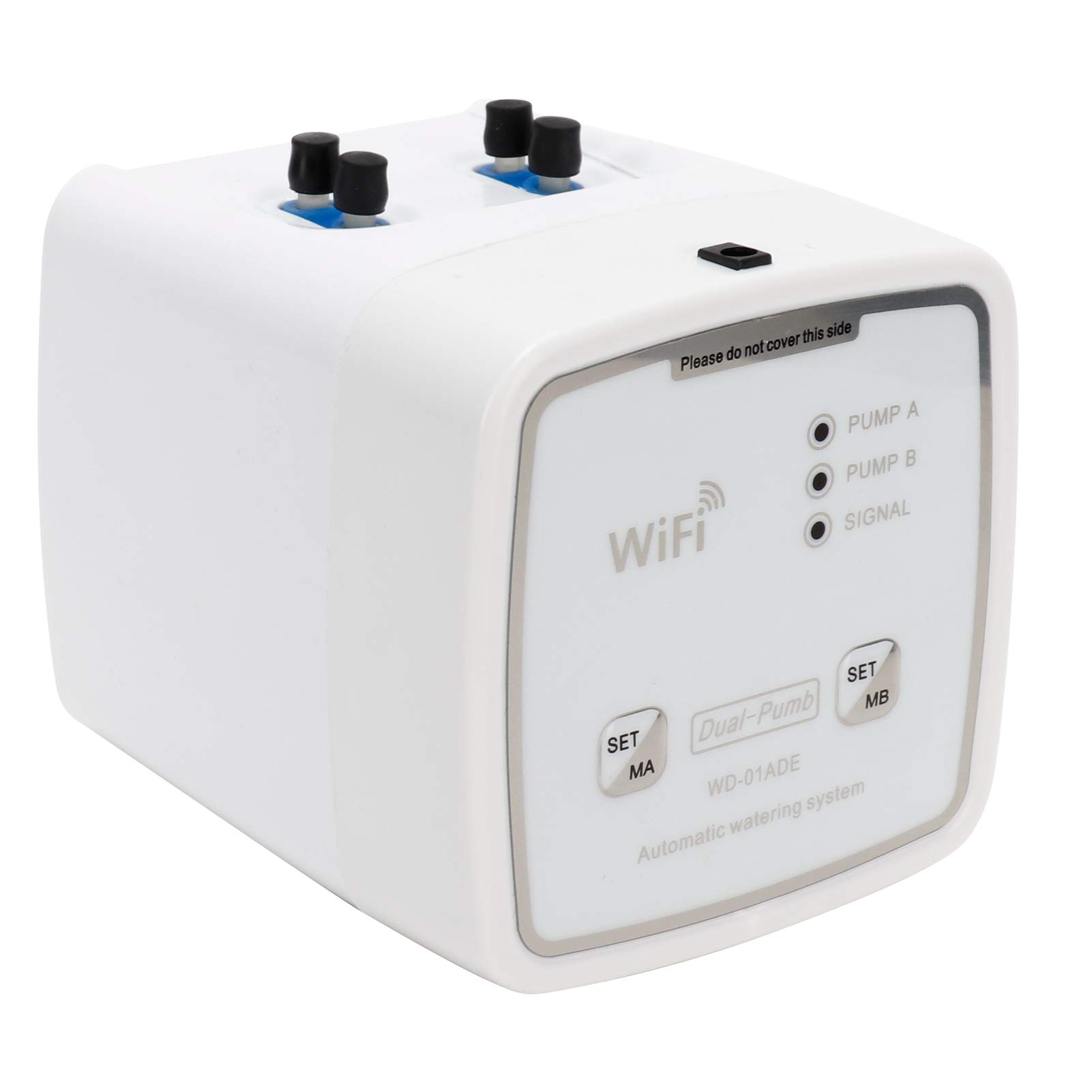 Smart WiFi Irrigation Controller - Dual Pump & App Control Programmable Sprinkler Timer with Power Off Memory, 2.4G Frequency for Outdoor Yard & Garden (Perfect for Automated Lawn Watering & Smart Home Landscaping)