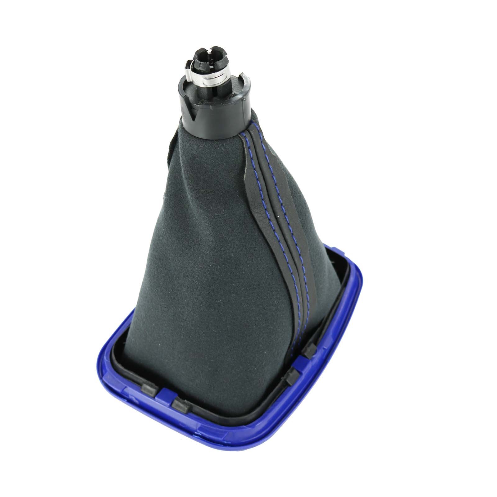 Blue Line 12mm 6-Speed Gear Shift Knob with Boot for Seat Leon 2000-2001 & Toledo 1999-2001 - Upgrade Your Car Styling for Sporty Driving Experience