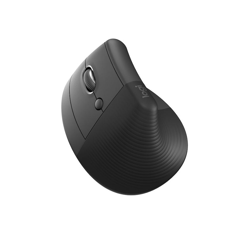 Logitech Lift Vertical Wireless Mouse for Left Hand - Ergonomic Bluetooth Mouse (Black) - Perfect for Office Work, Graphic Design & Gaming