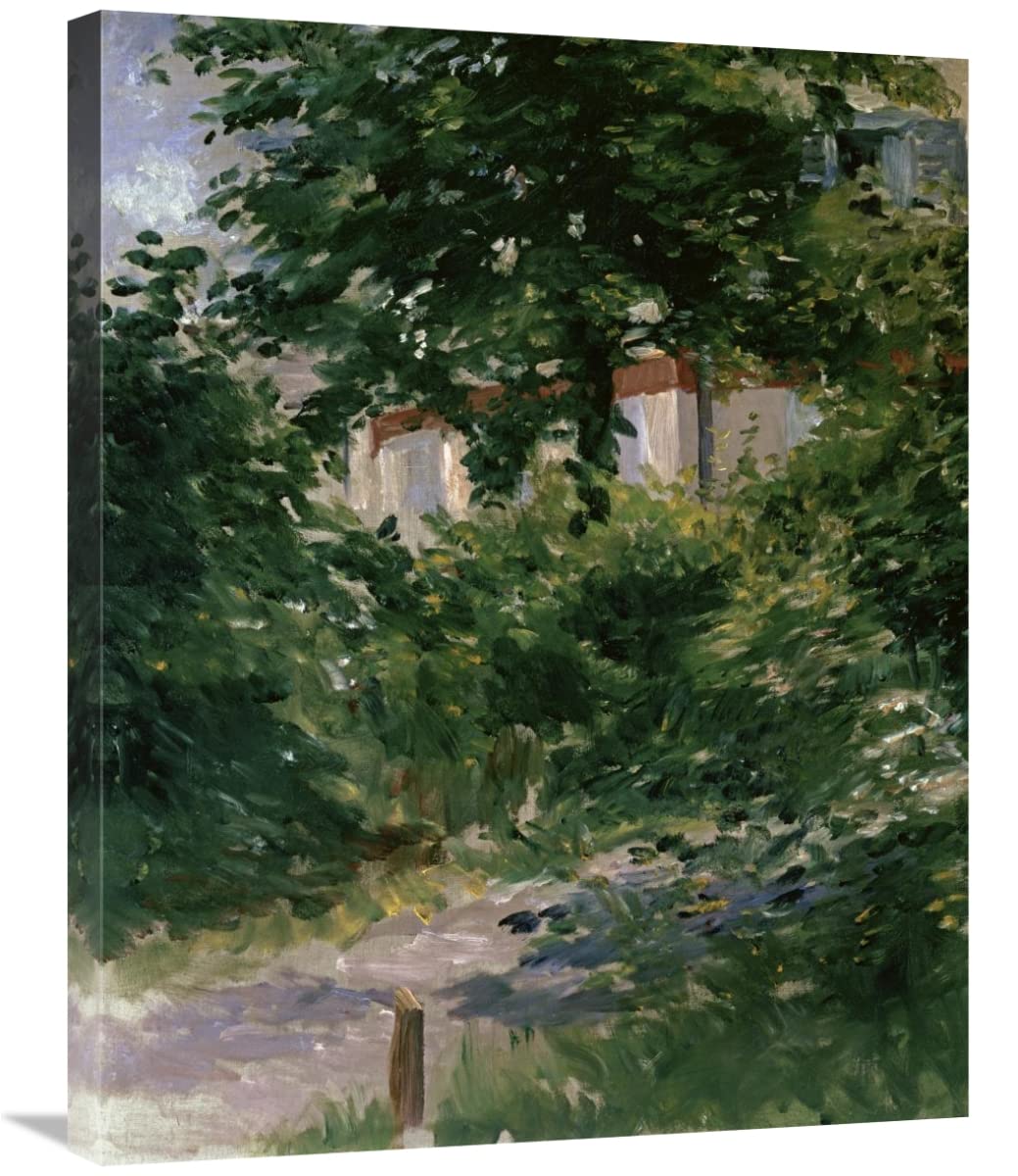 30 in. Edouard Manet The Rueil Garden Art Print - Premium Canvas Wall Decor for Living Room, Bedroom & Office