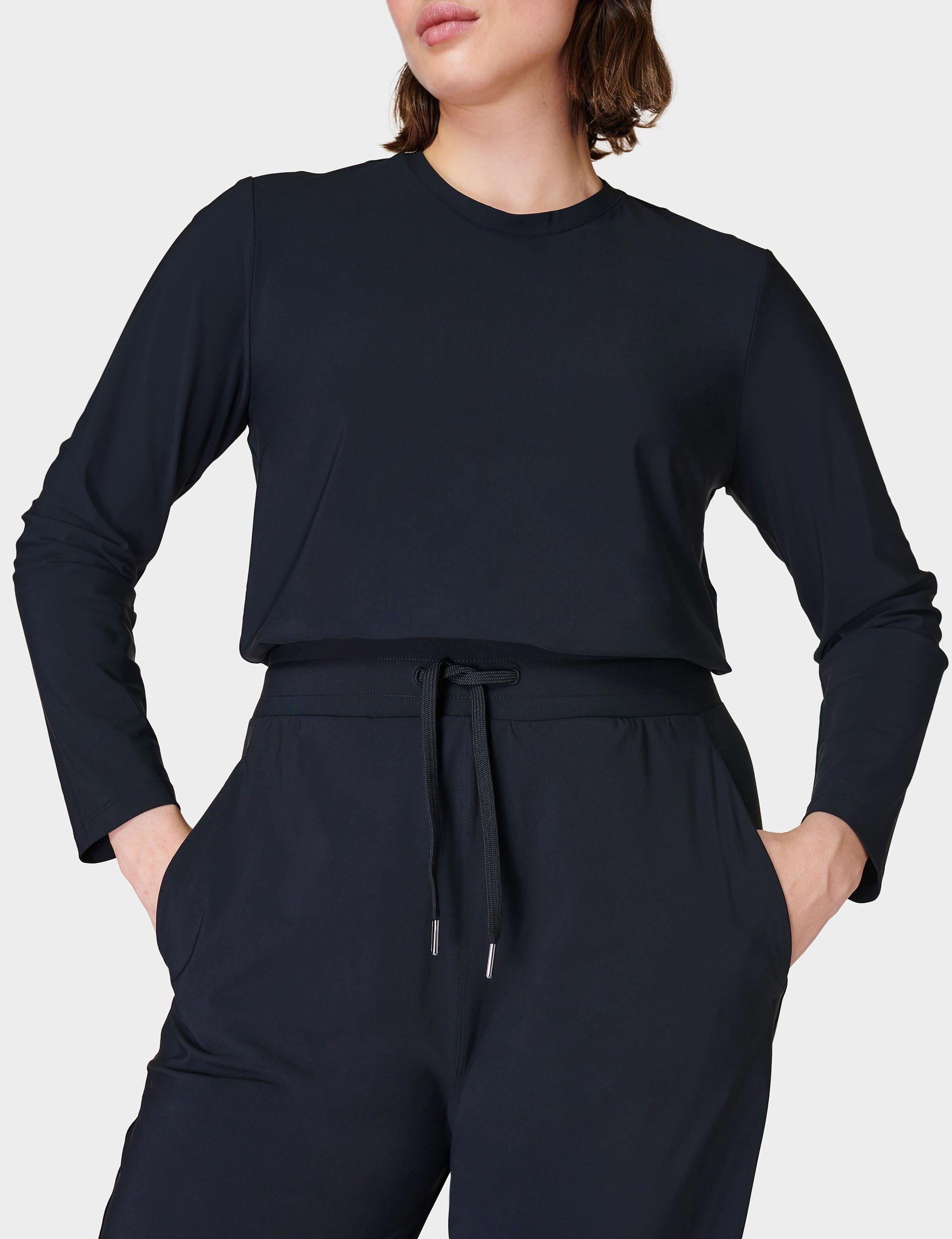 **Explorer Long Sleeve Jumpsuit for Women - Black | Outdoor Adventure & Casual Wear**