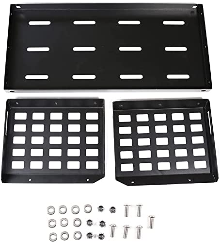 Black Aluminum Alloy Car Trunk Storage Basket Organizer for Land Rover Defender 110 2020-2022 - Auto Accessories & Cargo Carrier | Perfect for Road Trips, Camping Gear & Outdoor Adventures