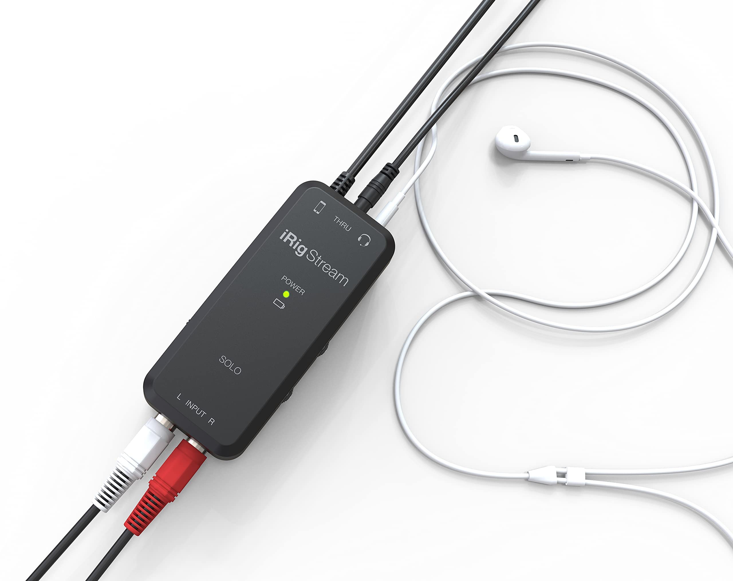 IK Multimedia iRig Stream SOLO Portable Audio Interface for iOS & Android - iPhone, iPad, Mac, PC - 1/8