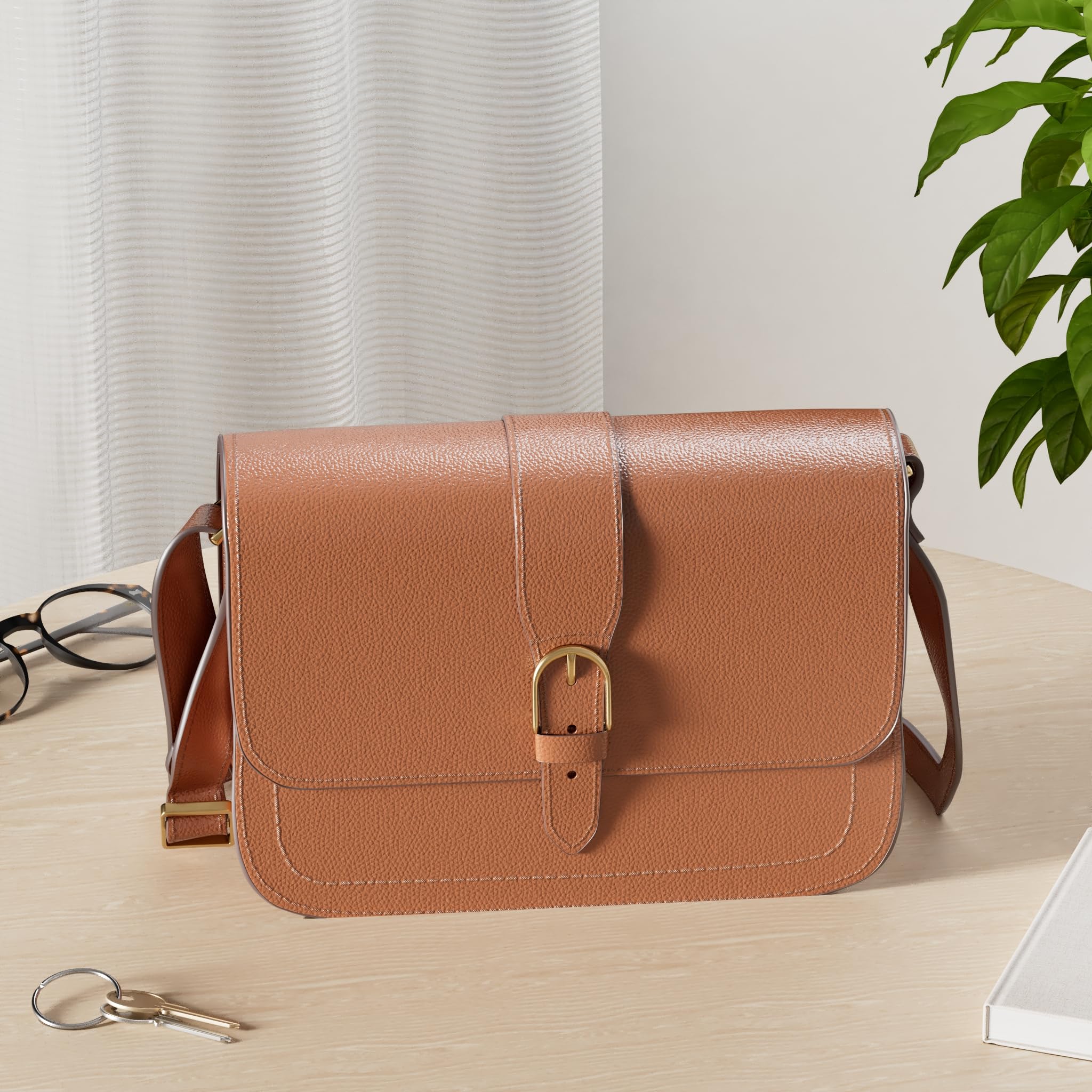 Fossil Zoey Crossbody Bag for Women - Stylish Leather Shoulder Purse with Adjustable Strap, Perfect for Work, Travel & Everyday Use