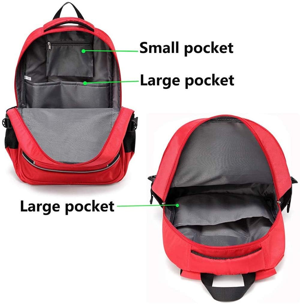 First Aid Bag Empty Red - Emergency Medical Kit for Home, Car & Travel - Portable First Aid Pouch for First Responders & Outdoor Adventures