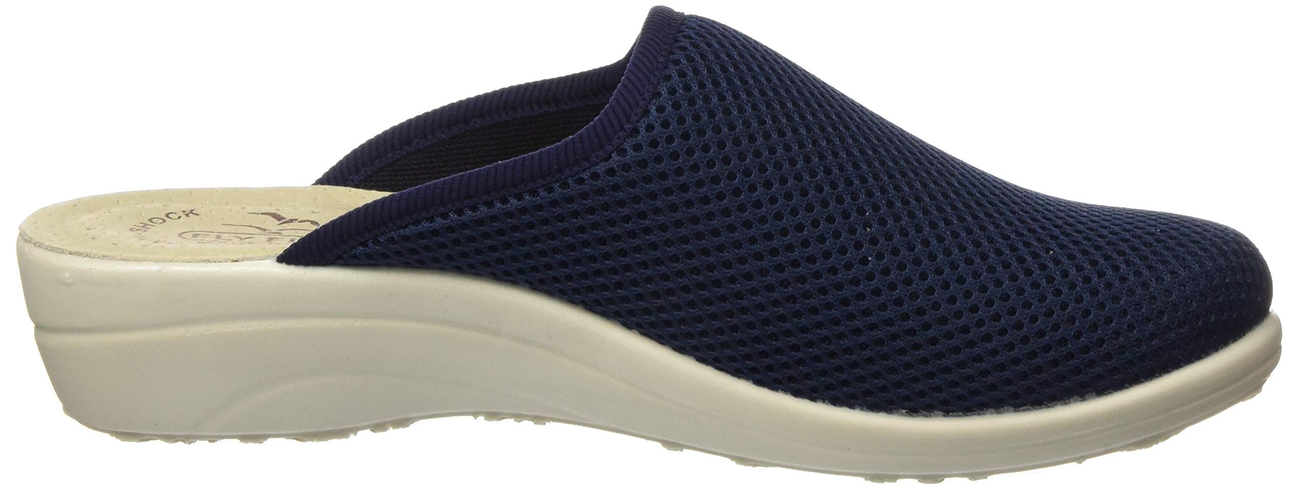 Fly Flot Women's Open-Back Slippers - Comfortable House Shoes for Indoor & Outdoor Use - Soft Breathable Slides for Relaxing at Home, Running Errands or Beach Wear