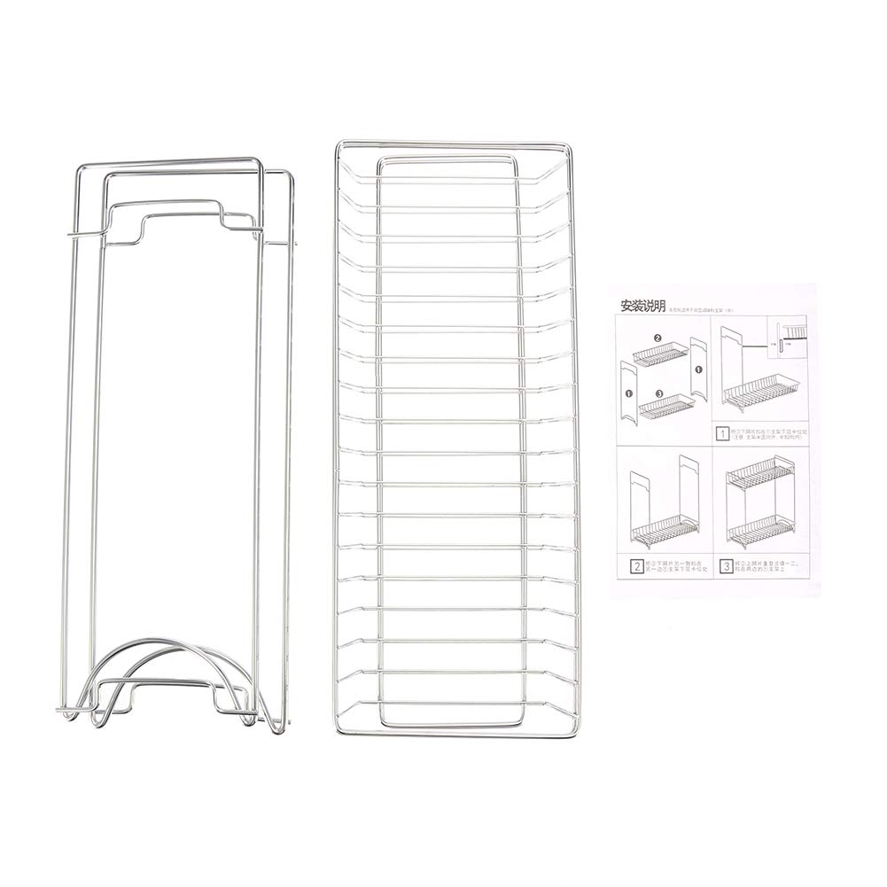 Premium Stainless Steel Spice Rack - Rustproof Hollow-Out Design for Kitchen Countertop & Cabinet Storage | Perfect for Organizing Spices, Seasonings & Cooking Essentials in Home Kitchens