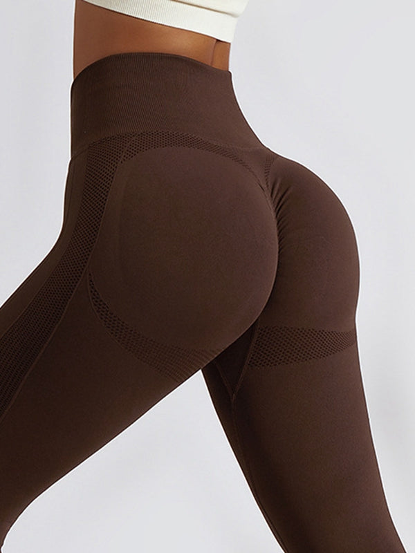 ZASUWA Women's High Waisted Scrunch Butt Lifting Seamless Leggings - Quick Dry Workout Yoga Pants for Gym, Running & Everyday Wear
