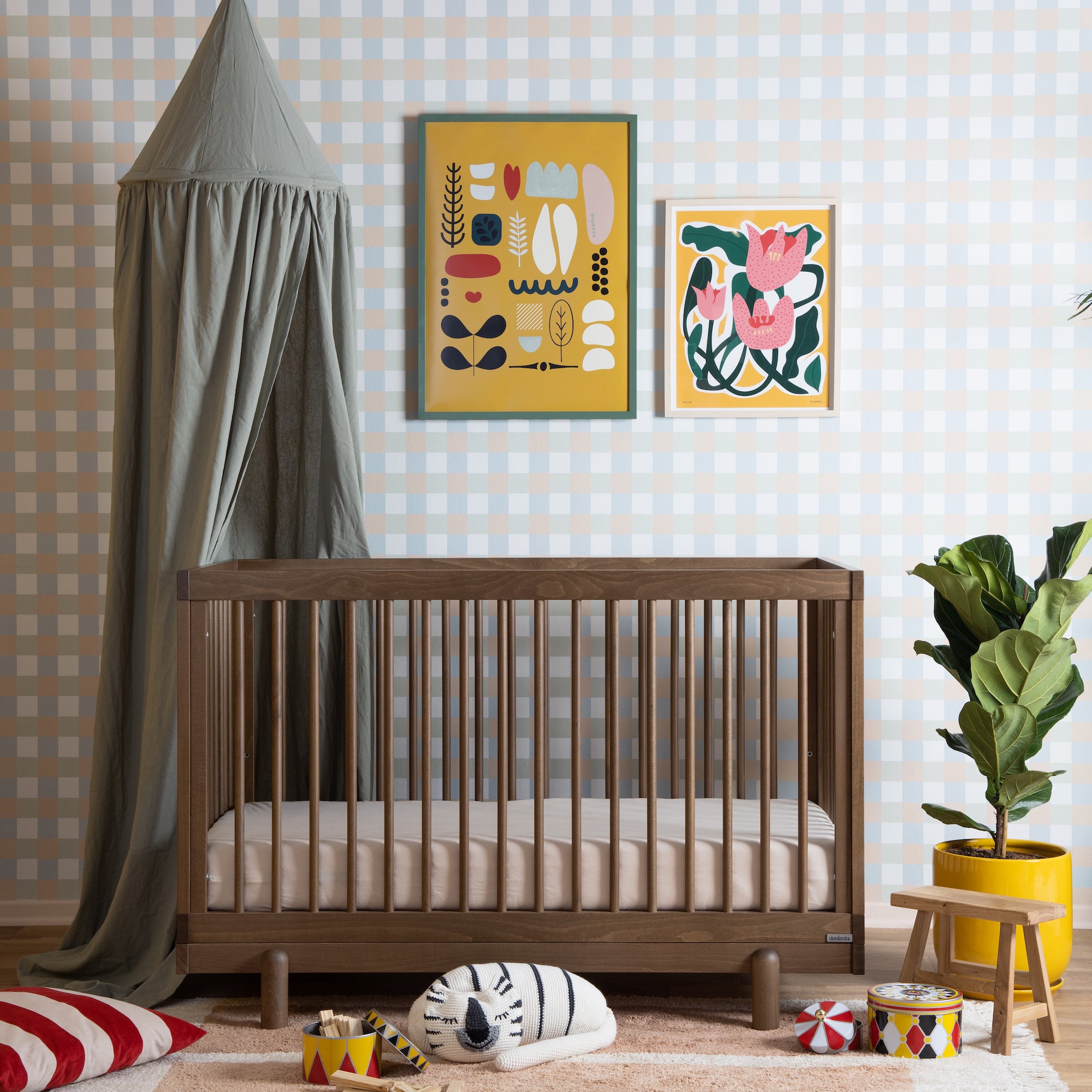 Bliss 4-in-1 Convertible Baby Crib - Toddler Bed, Daybed & Full-Size Bed - Safe Nursery Furniture for Newborns to Teens - Perfect for Bedrooms, Daycare & Guest Rooms