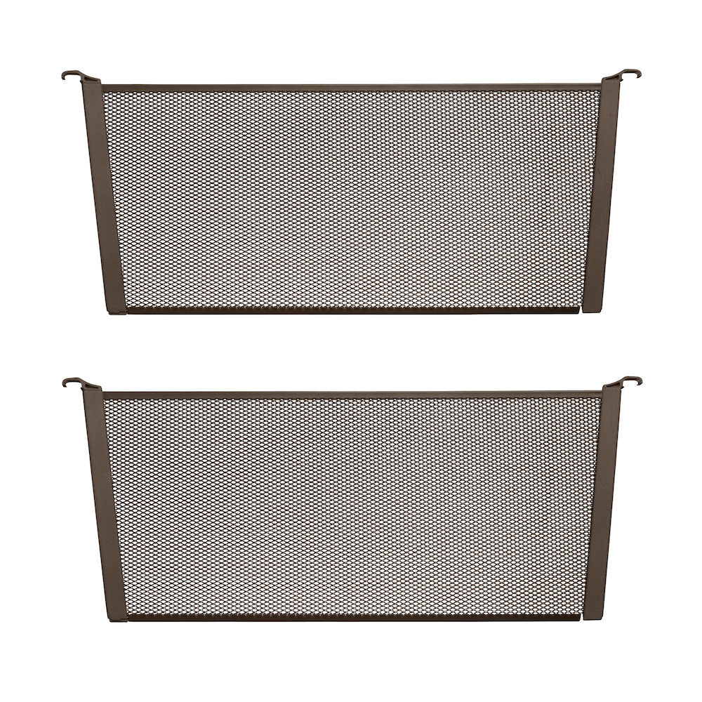 Mesh Drawer Organizer Basket Dividers - 2 Pack, Multiple Sizes for Kitchen, Bathroom & Bedroom Storage Organization