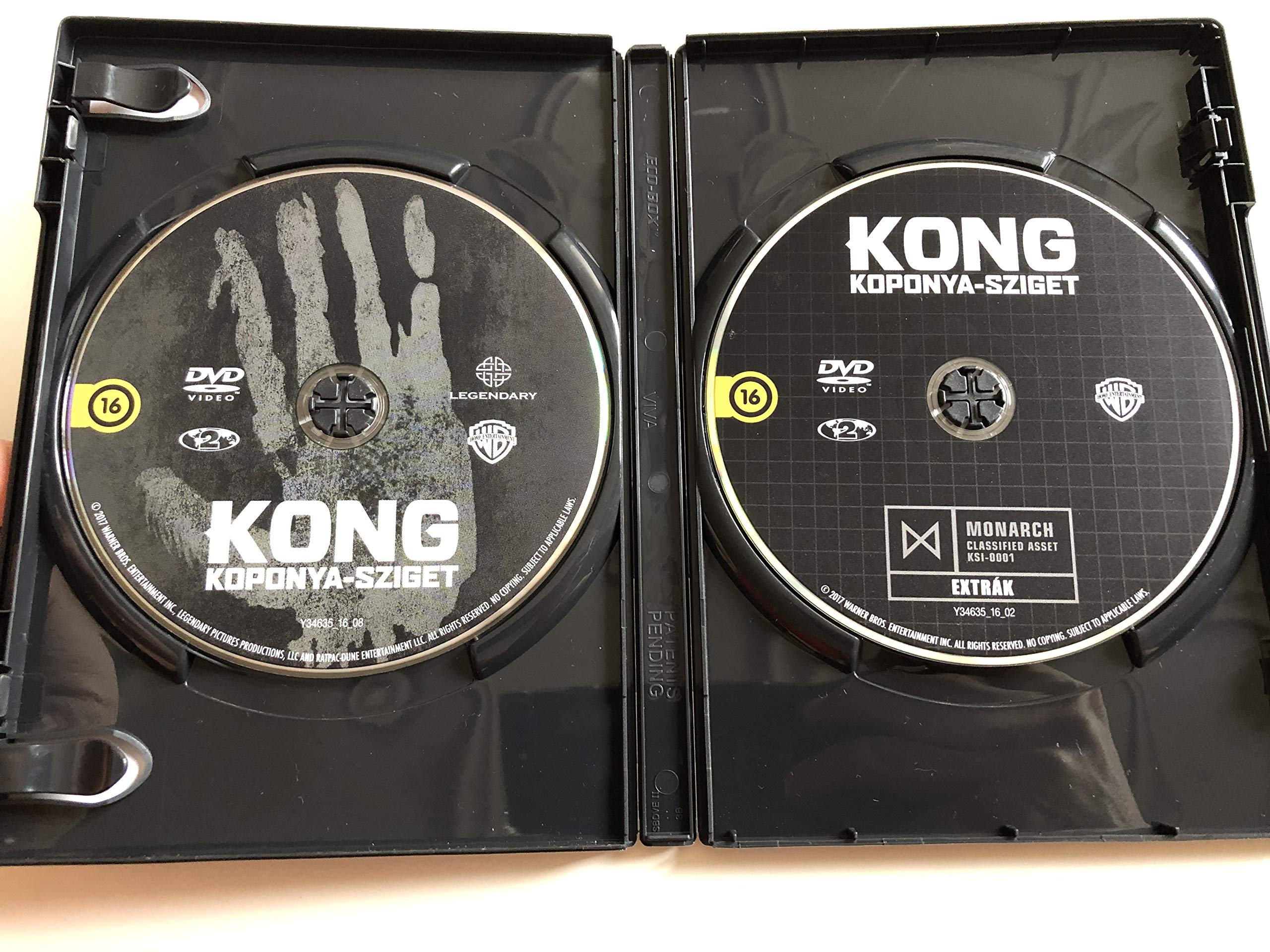 Kong Skull Island Blu-ray DVD - Action Adventure Movie with Tom Hiddleston & Brie Larson - Perfect for Movie Nights & Collector's Edition