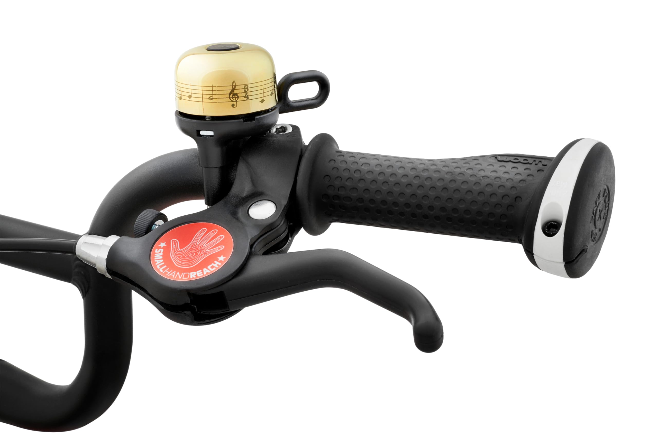 Woom Kids Bike Bell - Loud & Durable Bicycle Bell for Boys & Girls - Fits 19-22.2mm Handlebar Diameter - Perfect for Safe Cycling in Parks & Neighborhoods