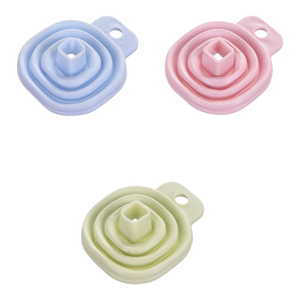 Foldable Retractable Kitchen Funnel - Multi-Purpose Liquid Dispensing Funnel for Cooking Oil, Syrup & Liquids - Compact Space-Saving Design for Home, Bar & Dining Use (Multicolor, One Size) - Perfect for Baking, BBQ & Bartending