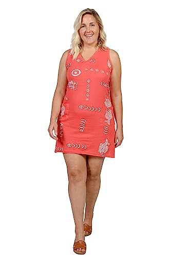 Tomato Vneck Sleeveless
