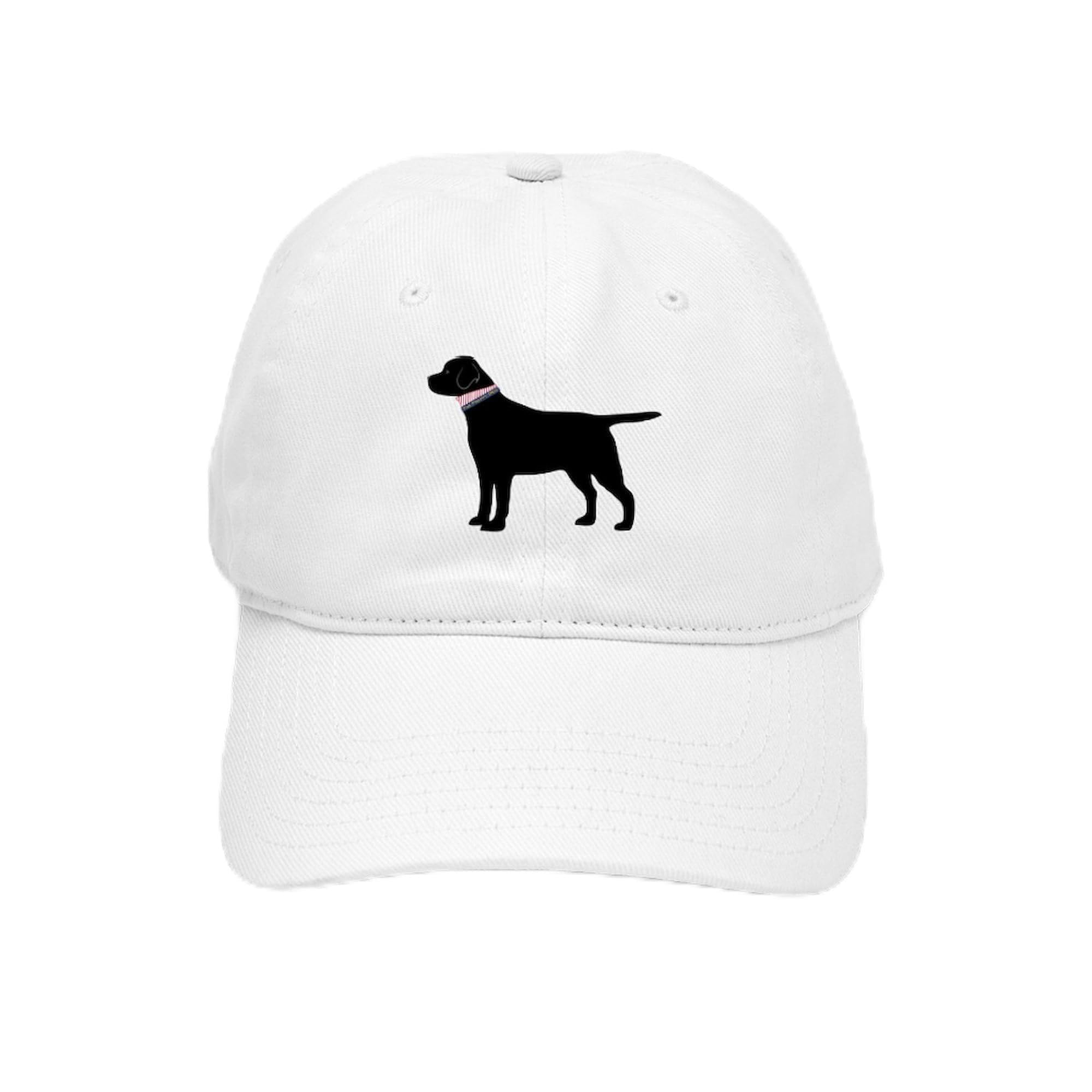 Black Lab Retriever Preppy Adjustable Baseball Cap for Men & Women - Comfortable Cotton Dog Lover Hat for Outdoor Activities, Hiking, and Casual Wear