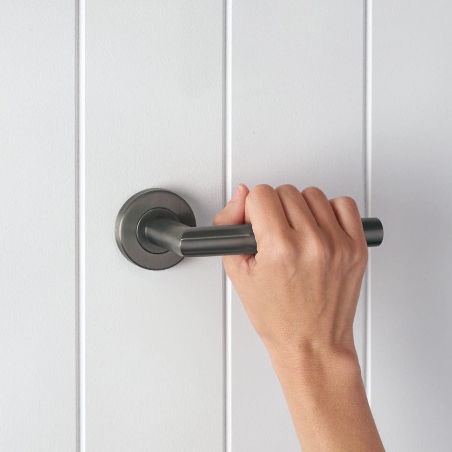 Premium Sydney Door Handle in Gunmetal Finish - Durable & Stylish for Home, Office, and Commercial Spaces