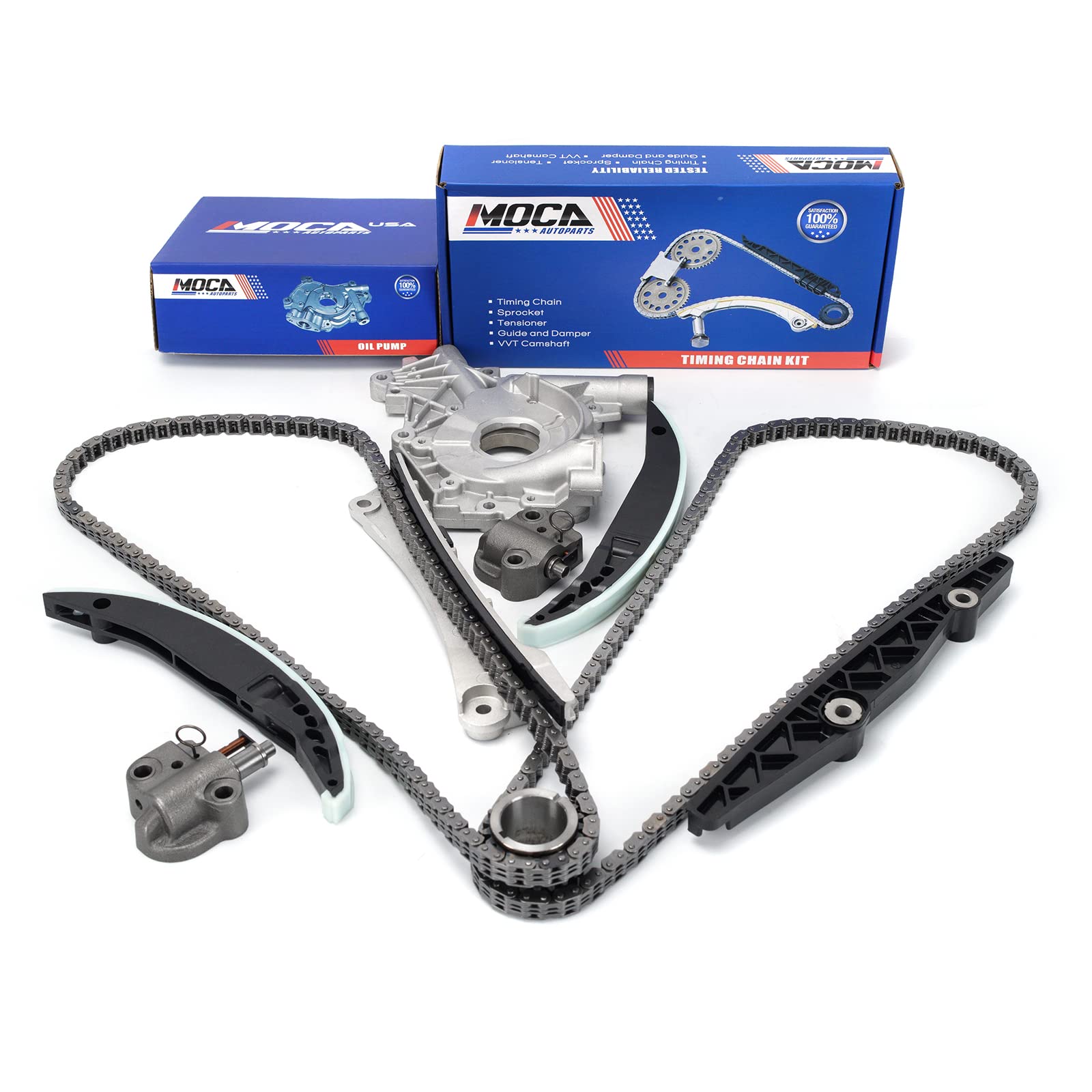 MOCA Timing Chain Kit & Oil Pump Replacement for 2002-2006 Mazda MPV, 2001-2006 Ford Escape, 2001-2005 Mercury Sable 3.0L V6 Engine - DIY Repair & Maintenance Solution