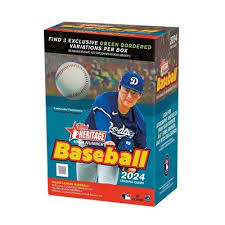 2024 Topps Heritage Baseball High Number Blaster Box - Premium Baseball Trading Cards Collection for Collectors & Fans - Perfect for Gifting, Trading, and Displaying in Your Sports Memorabilia Room