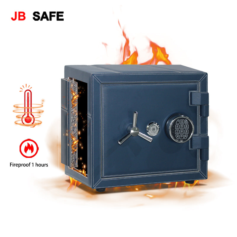 Premium JB Watch Winders & Fireproof Jewelry Safe - 2 Watch Winders & 2 Jewelry Drawers for Luxury Watch Storage & Jewelry Protection - Perfect for Home, Office & Travel Security