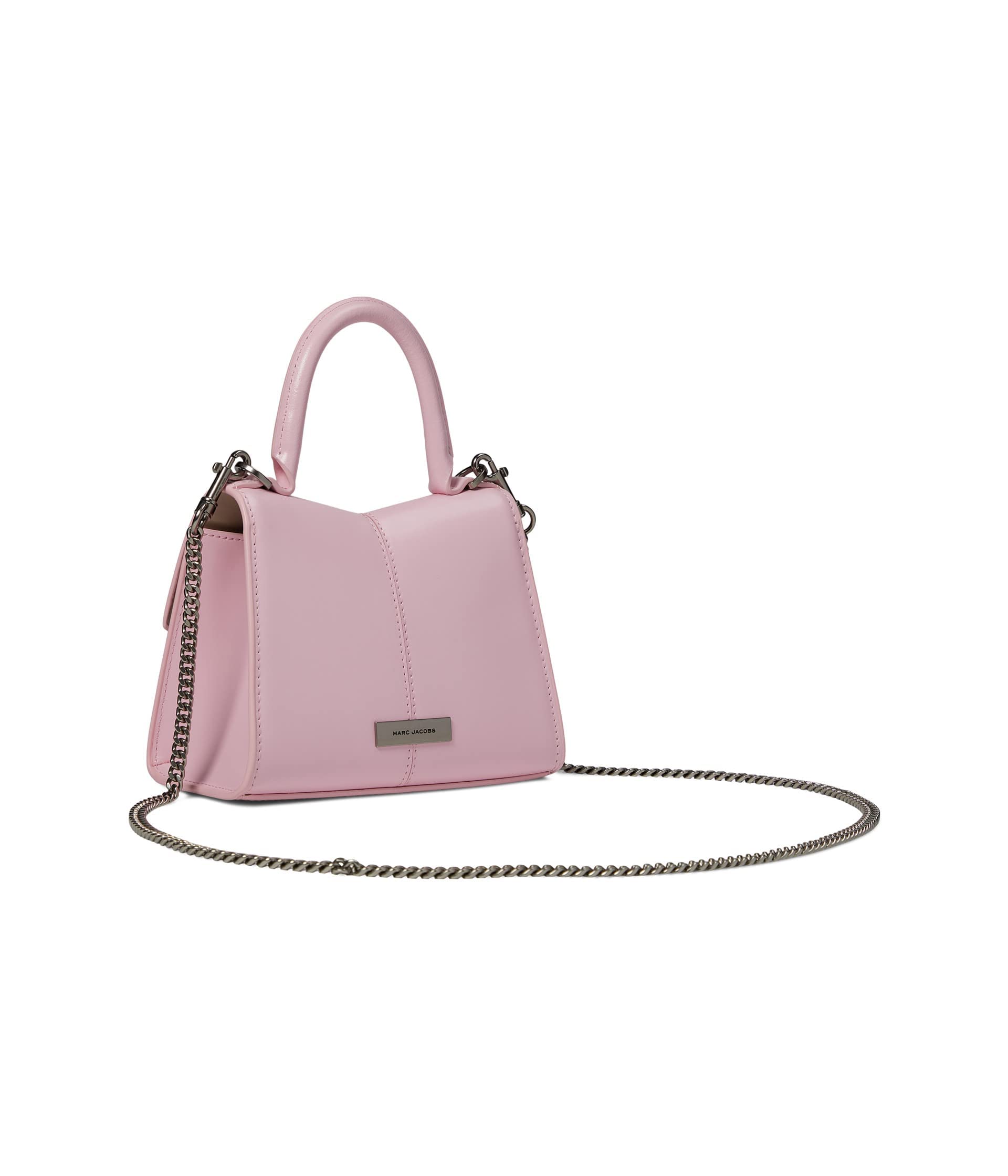 Marc Jacobs The Mini Top Handle Shoulder Bag for Women - Stylish Leather Crossbody Purse with Gold-Tone Hardware | Perfect for Work, Date Night & Everyday Use