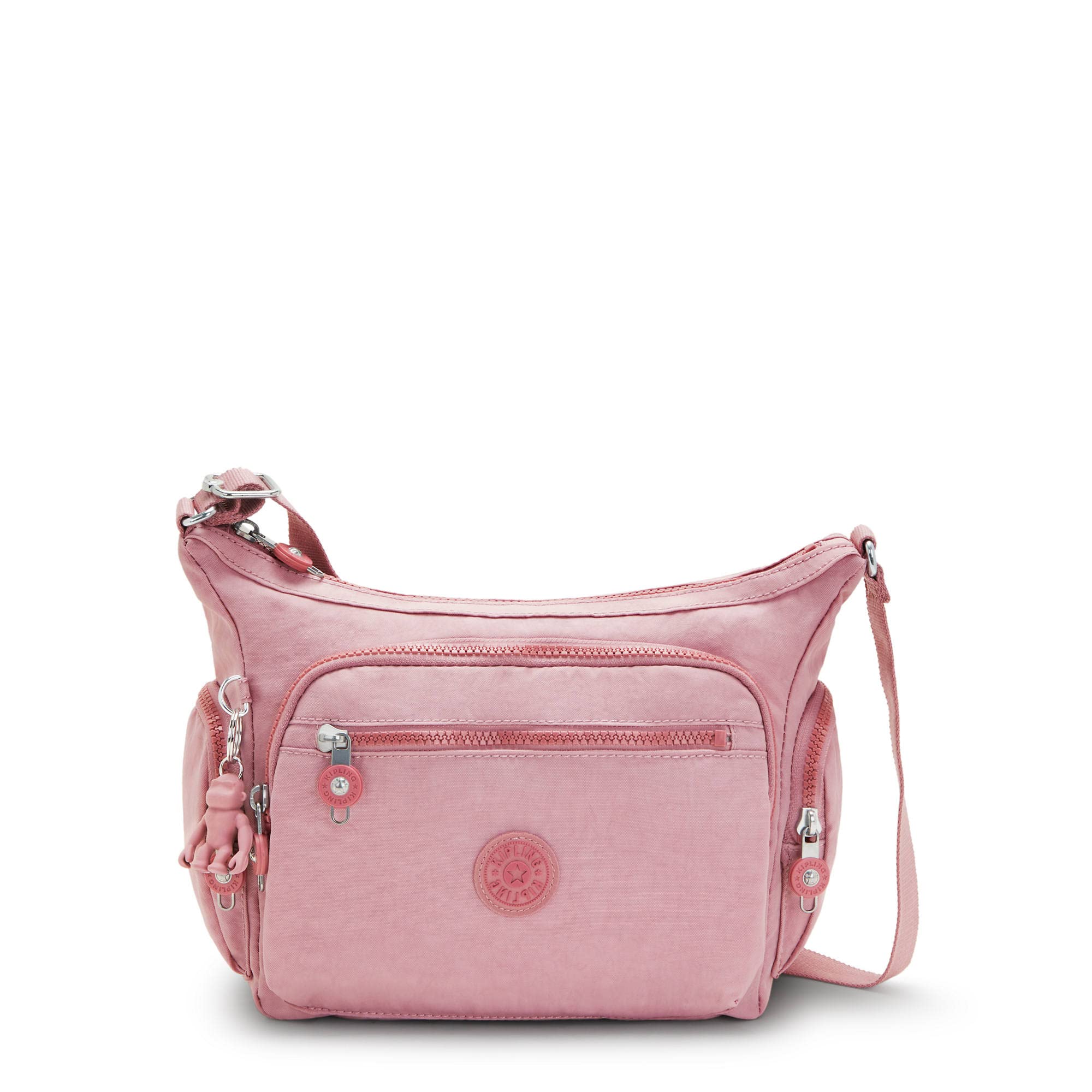 Kipling Gabbie Small Crossbody Bag for Women - Lightweight Purse with Adjustable Strap, Lavender Blush Pink | Perfect for Travel, Shopping & Everyday Use