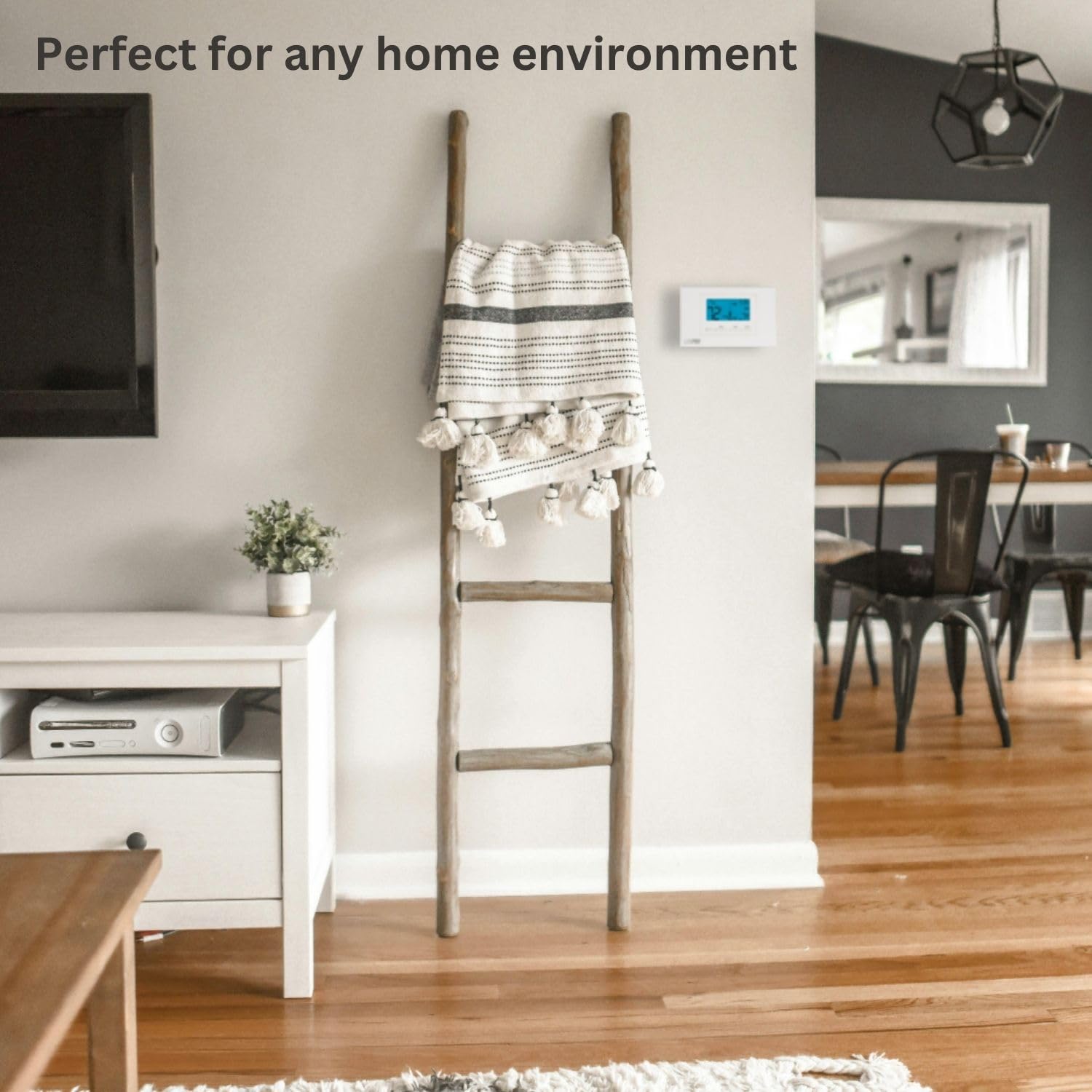 Lux Pro P621U-010 Programmable 5-2-1 Day Thermostat with 2 Heat & 1 Cool Settings | Battery Included | Smart Home Temperature Control for Energy Savings