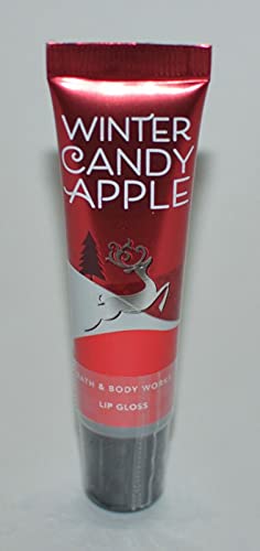 Bath & Body Works Winter Candy Apple Shimmer Lip Gloss - Moisturizing & Shiny Lip Gloss for Women, Perfect for Holiday Parties & Everyday Wear