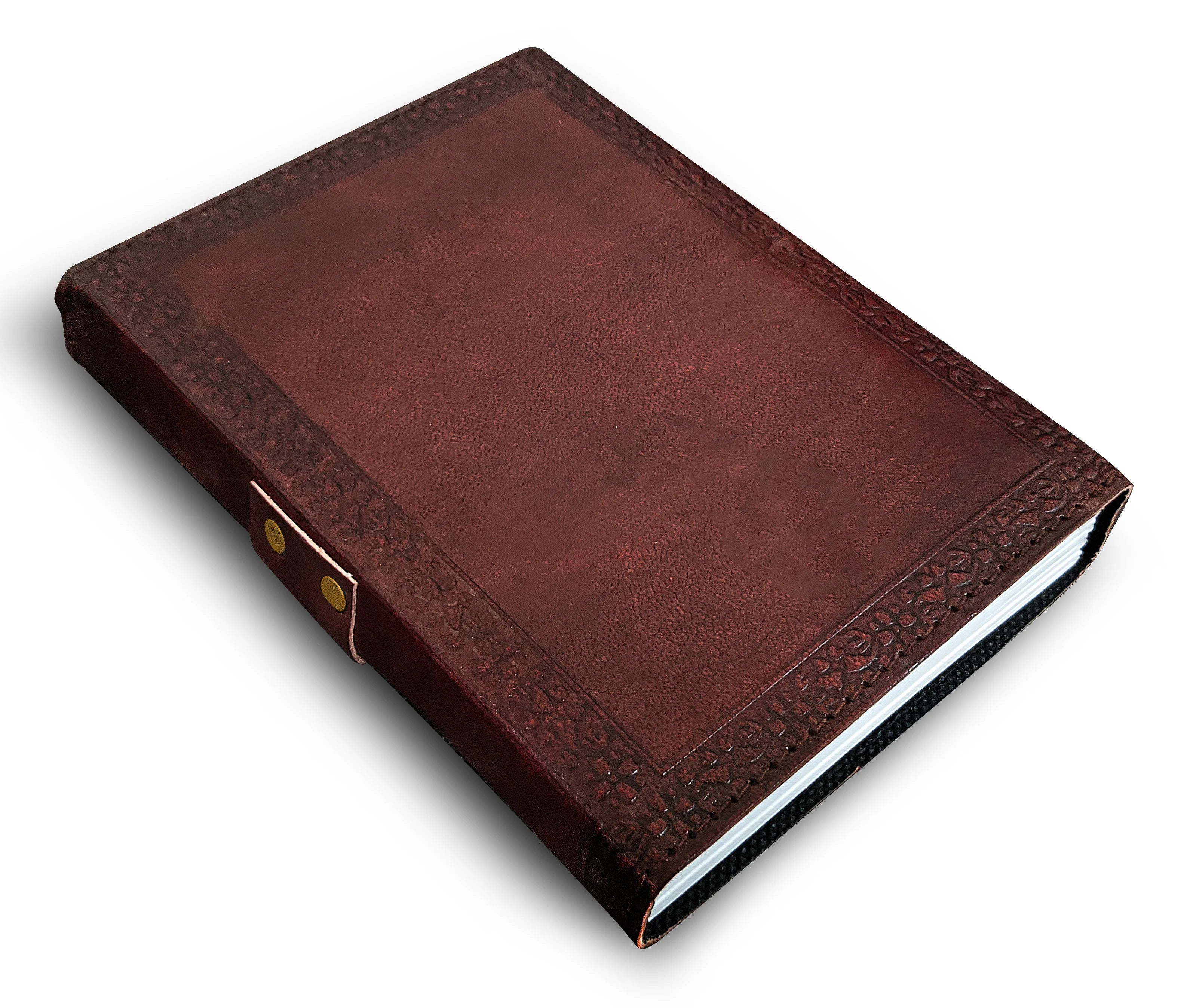 Premium Leather Journal Notebook with Lined Pages & Semi-Precious Stone - Perfect for Writing, Sketching & Gift Giving