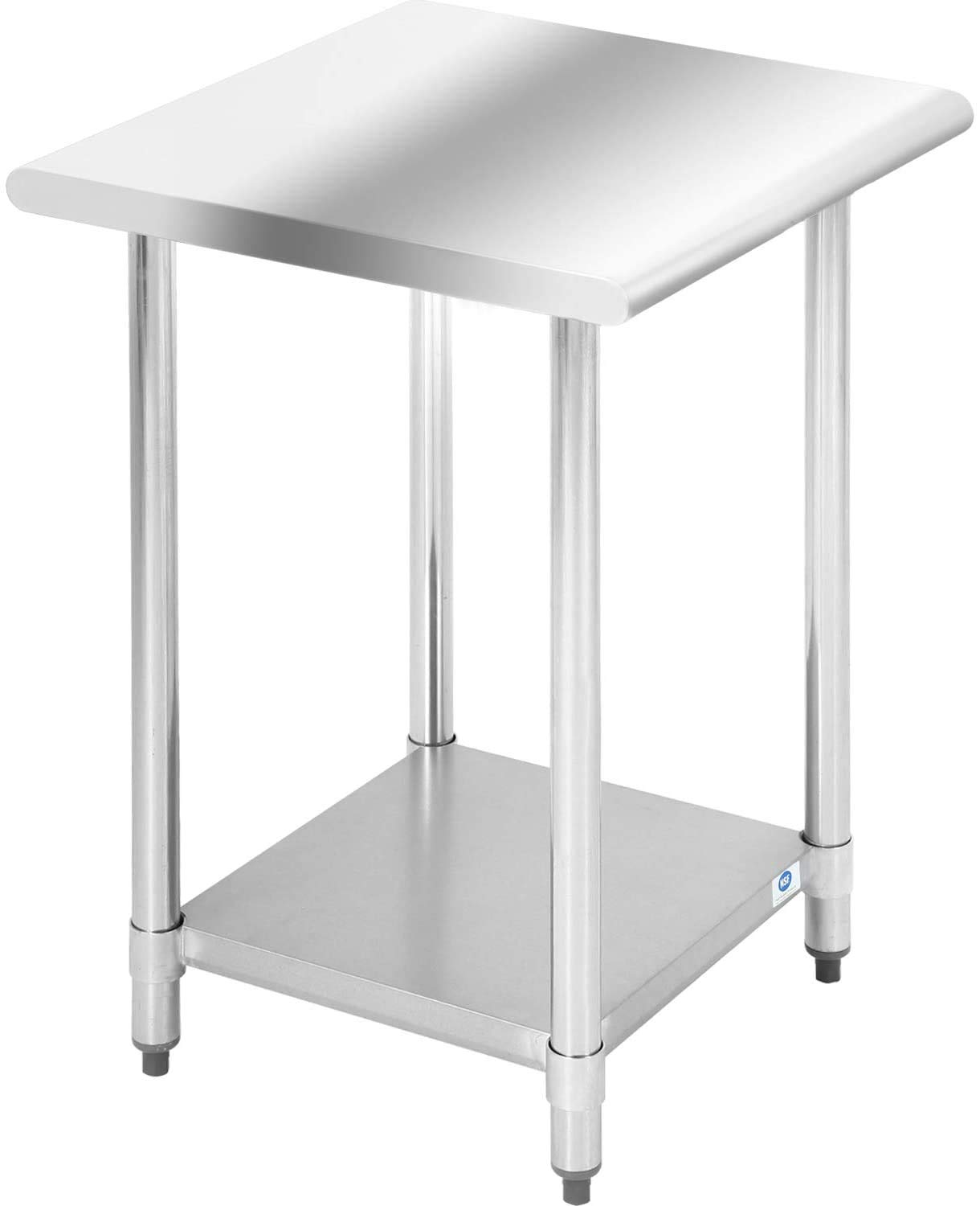 Commercial NSF Stainless Steel Kitchen Work Table - 24