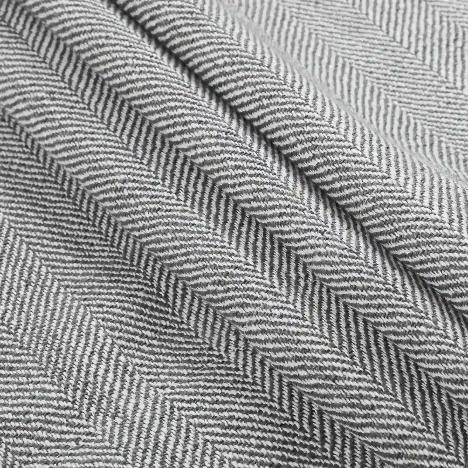 Reid Herringbone Curated Pleated Window Drapes - Elegant Blackout Curtains for Living Room & Bedroom