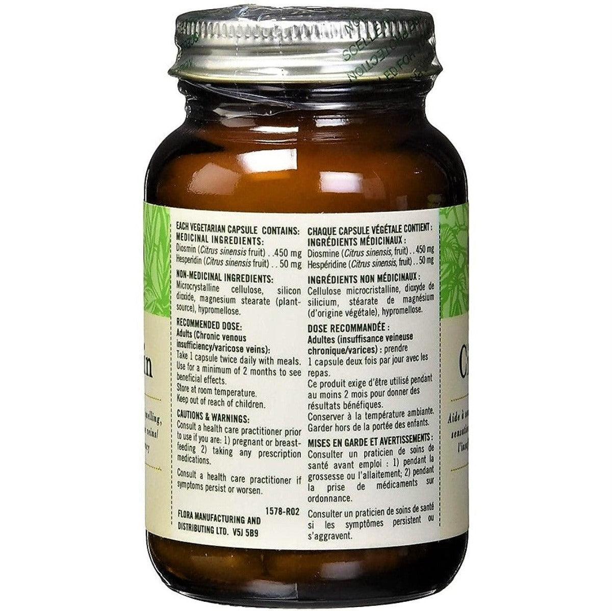 Flora CircuVein 60 Veggie Caps - Natural Circulation Support Supplement for Legs & Veins - Supports Healthy Blood Flow & Vascular Function - Perfect for Travelers, Office Workers & Active Lifestyles